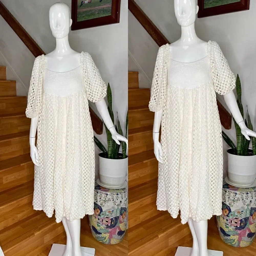 Place Nationale Azuretti Dress in Ivory